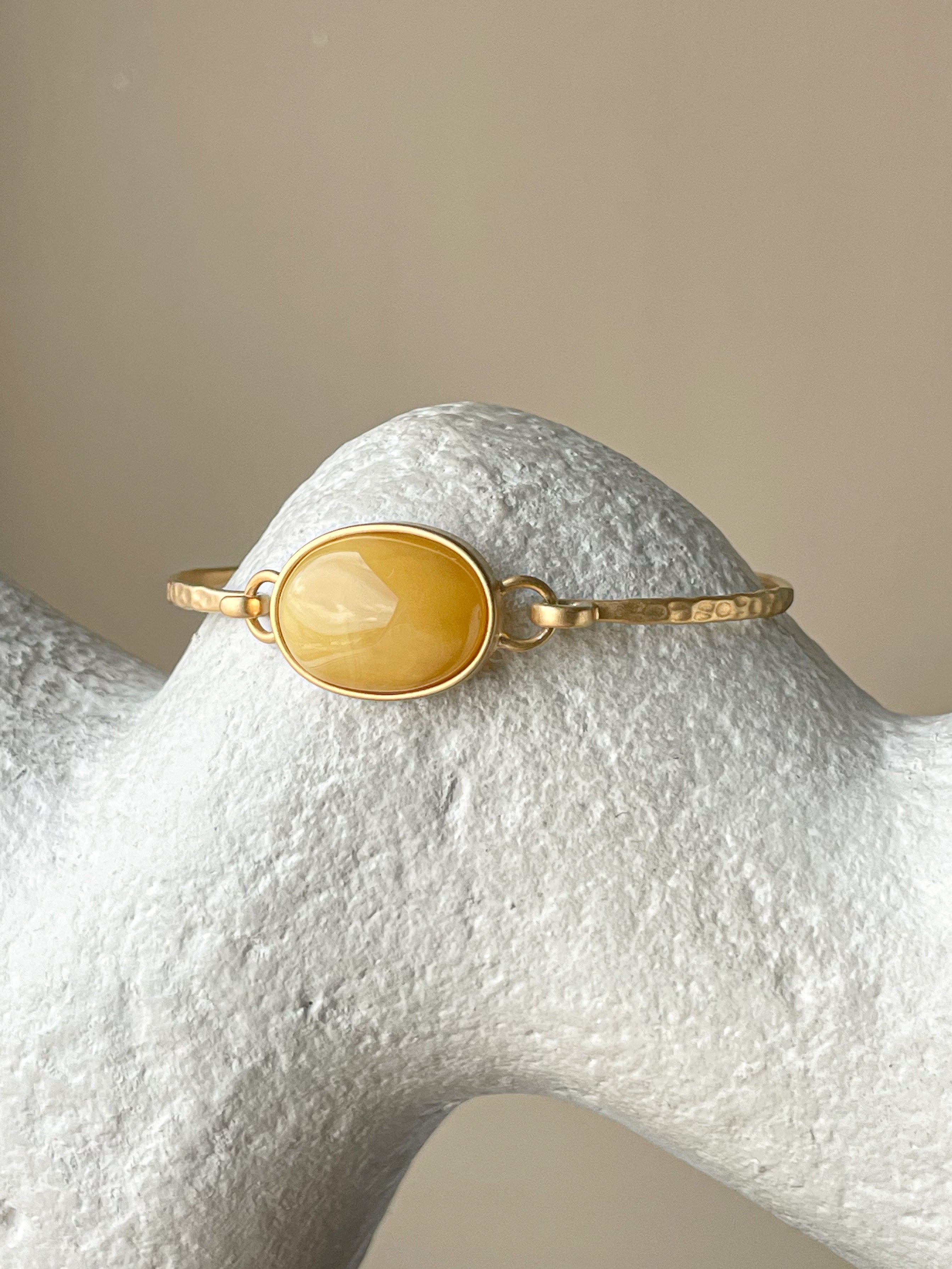 Amber clearance bangle bracelet